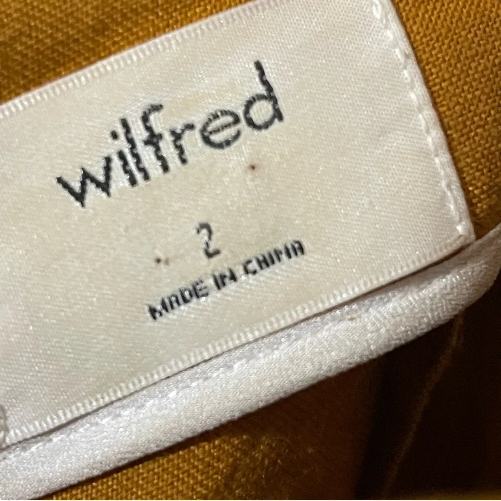 Aritzia Wilfred‎ 100% Linen Halter Jumpsuit Size 2